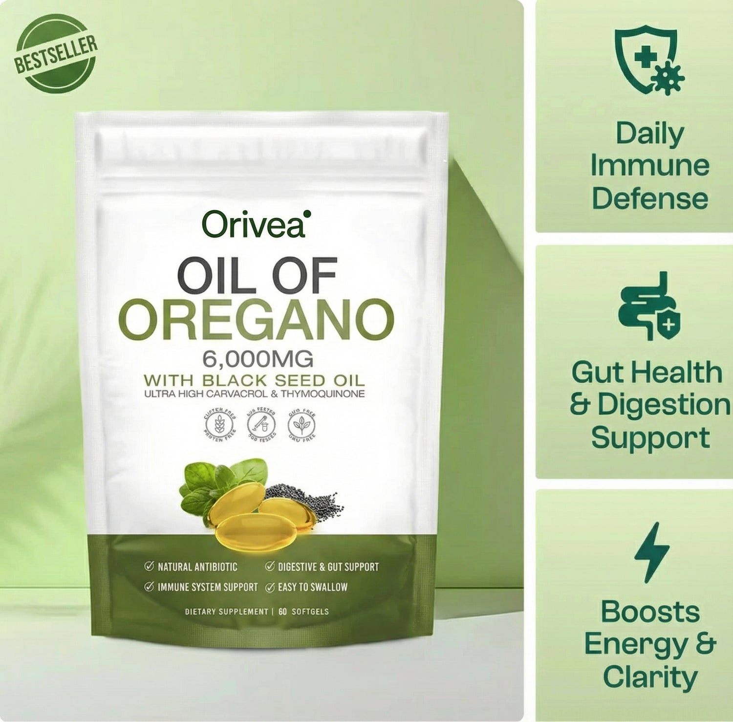 Oil Of Oregano Softgels