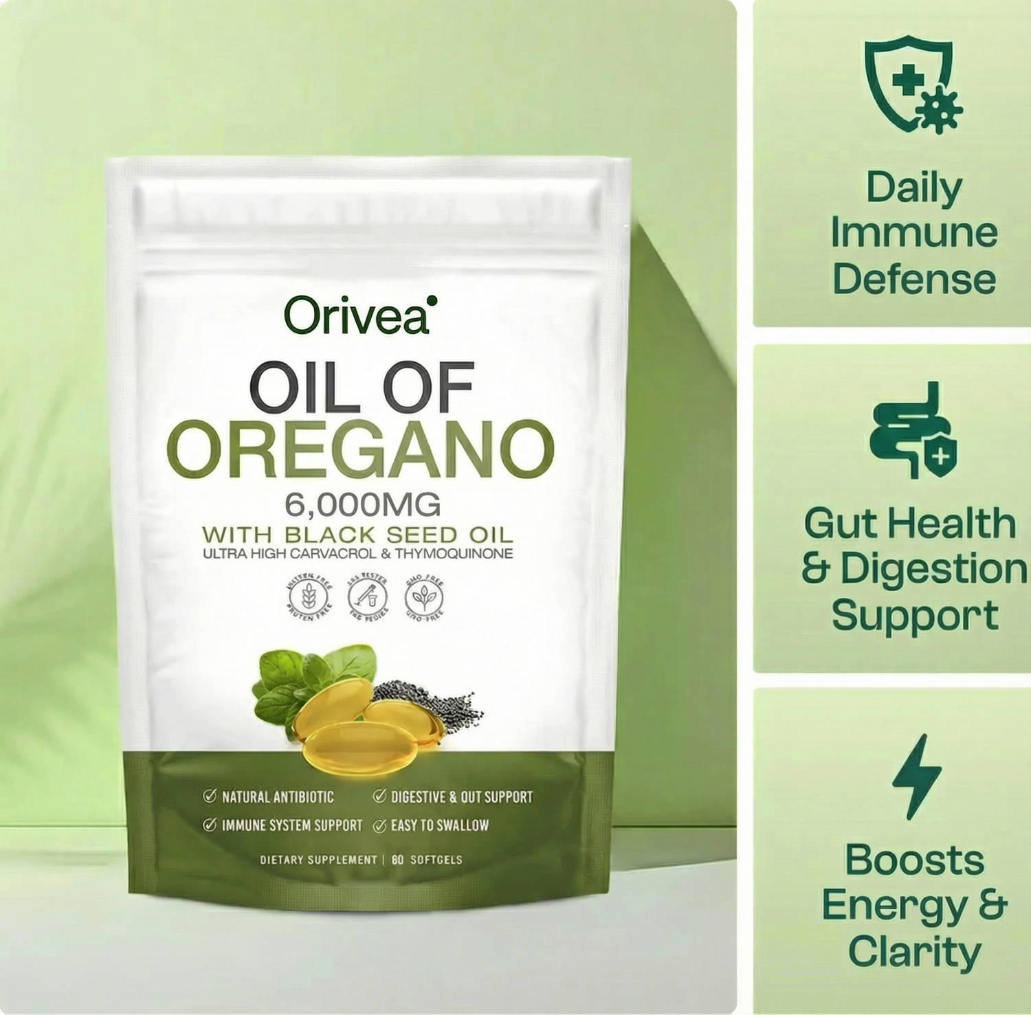 Oil Of Oregano Softgels